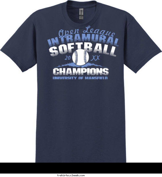 Softball Champions T-shirt Design