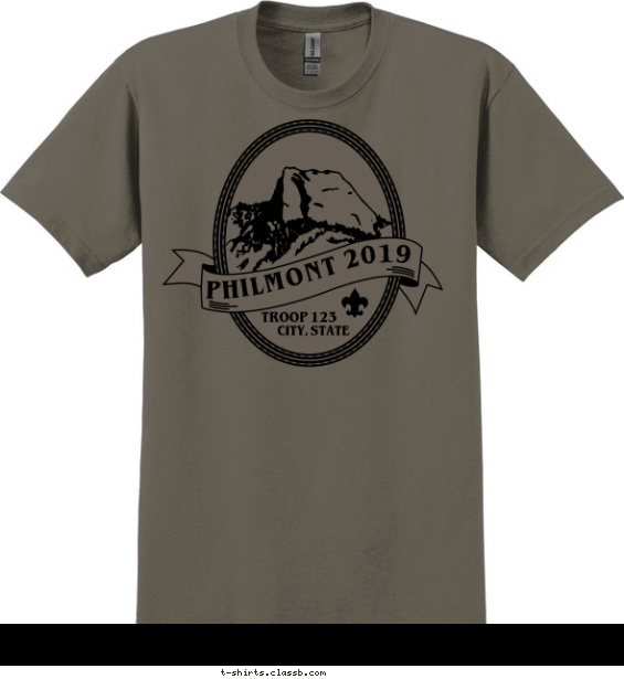 Philmont Oval T-shirt Design