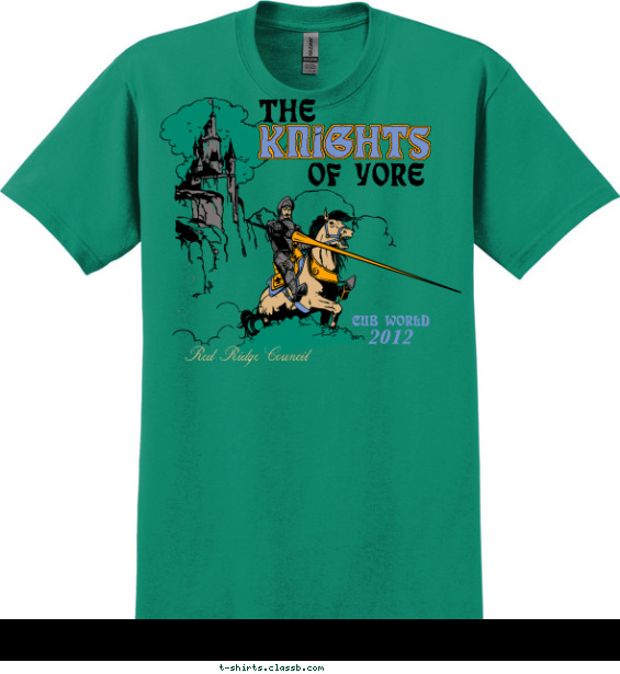 Knights of the Cub World T-shirt Design