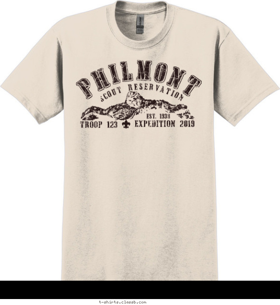 Tooth of Time Philmont T-shirt Design