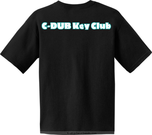 C-DUB Key Club Cy-Woods C
L
U
B KEY T-shirt Design 