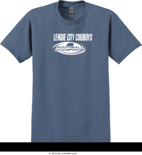 League City Cowboys T-shirt Design 