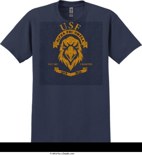 Golden Eagle T-shirt Design