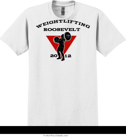 12 20 WEIGHTLIFTING ROOSEVELT T-shirt Design SP1042