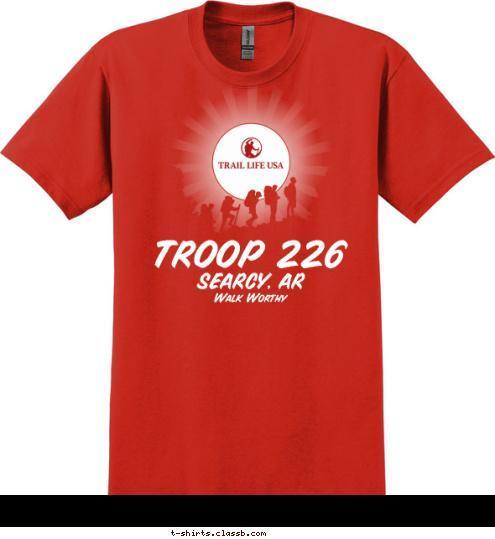 T-shirt Design Trail Life USA Troop 226, Assent