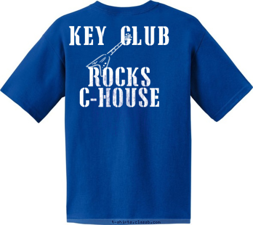 Key Club 
Rocks 
C-House T-shirt Design 