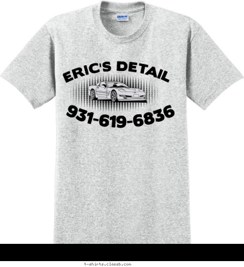 931-619-6836 ERIC'S DETAIL T-shirt Design 