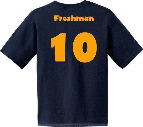 10   Freshman Stay Classy Miami High  Trumpet Line   T-shirt Design 