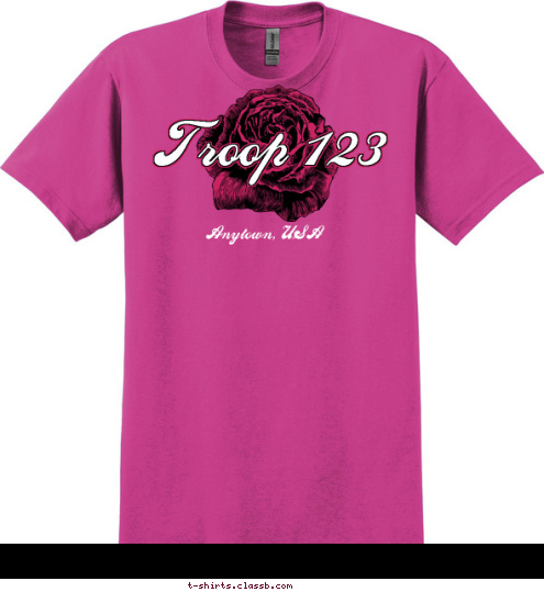 Troop 123 
Anytown, USA T-shirt Design SP348