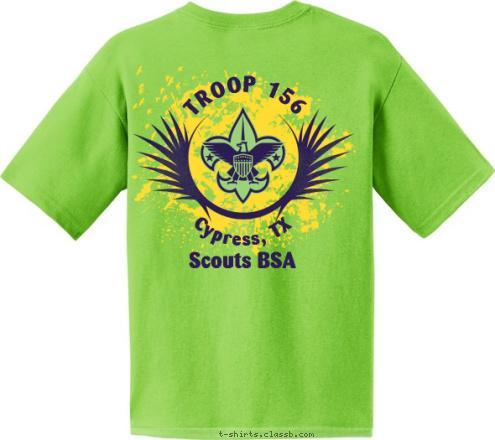 T-shirt Design Troop 156 Scouts BSA