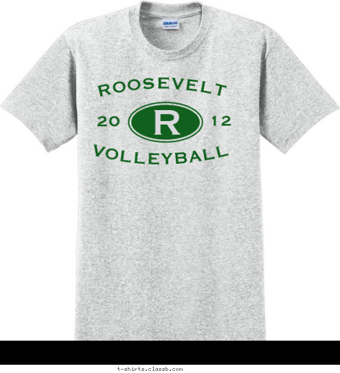 R 12 20 VOLLEYBALL ROOSEVELT T-shirt Design SP1062