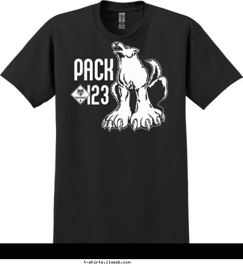 Your text here PACK 123 T-shirt Design SP60