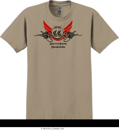 CC Somerset County
  Championship T-shirt Design 