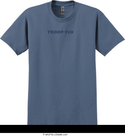 camping                   





                                  


cooking
                                    Troop 920 T-shirt Design 