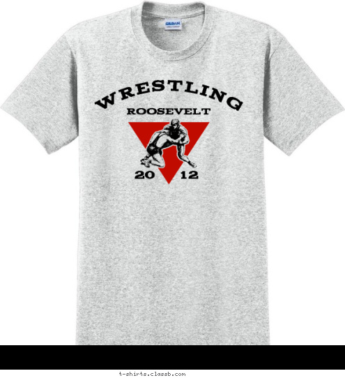 12 20 WRESTLING ROOSEVELT T-shirt Design SP1053