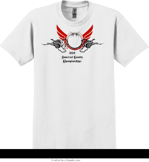 CC       2009
Somerset County
 Championships T-shirt Design 