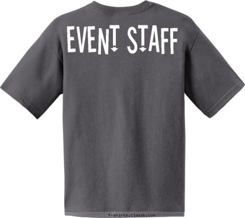 EVENT STAFF Club Ardsley High School Key T-shirt Design 