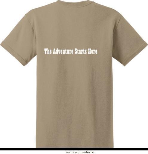 The Adventure Starts Here 20 PACK T-shirt Design 