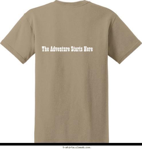 The Adventure Starts Here The Adventure Starts Here 20 PACK T-shirt Design 