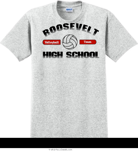 Team Volleyball T-shirt Design
