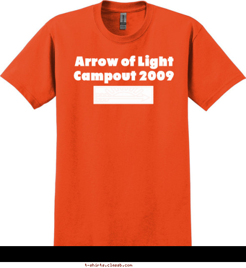 Arrow of Light Campout 2009 T-shirt Design 