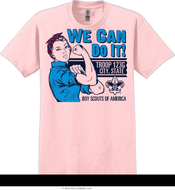 We Can Do It! T-shirt Design