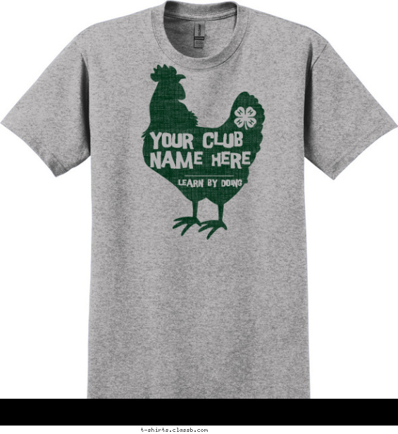 Chicken Silhouette T-shirt Design