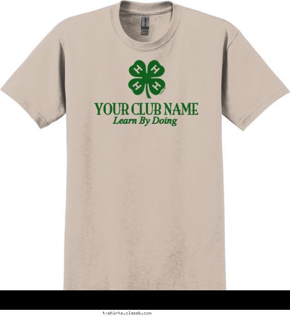 4-H Logo Crest T-shirt Design