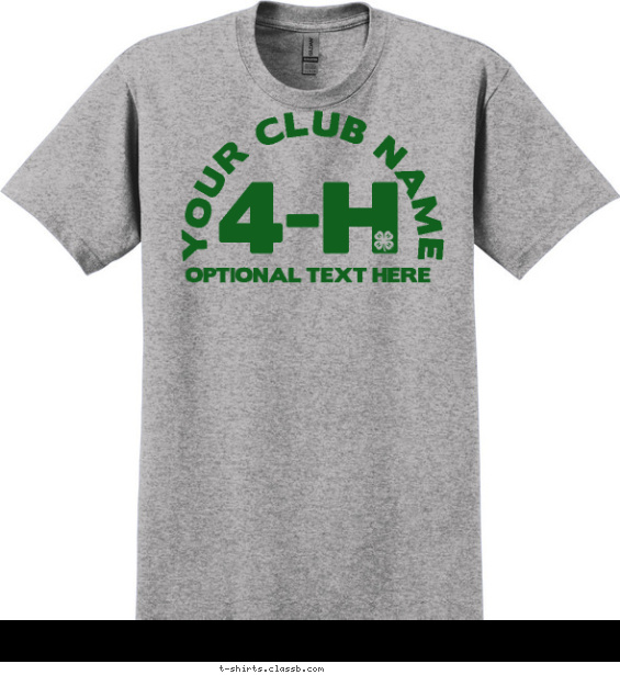 Arched Club Name T-shirt Design