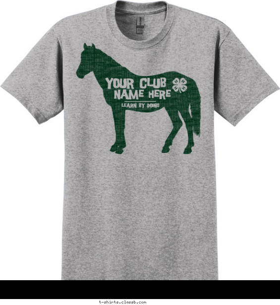 Horse Silhouette T-shirt Design