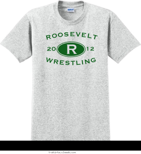 R 12 20 WRESTLING ROOSEVELT T-shirt Design SP1051