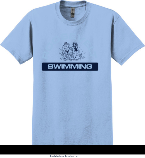 SWIMMING ROOSEVELT T-shirt Design SP1065