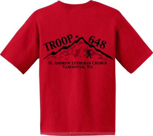 T-shirt Design Troop 648