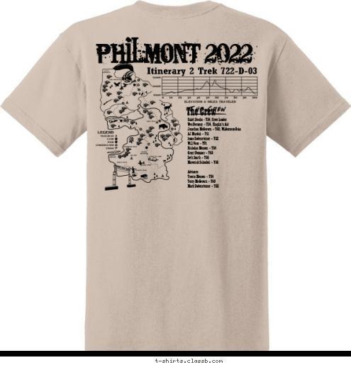 T-shirt Design Philmont 2022 crew3