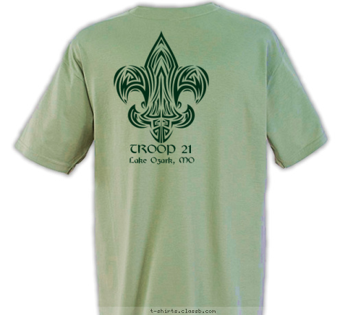 Boy Scouts of America
Great Rivers Council Lake Ozark, MO TROOP 21 T-shirt Design 