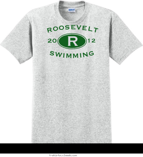 R 12 20 SWIMMING ROOSEVELT T-shirt Design SP1072