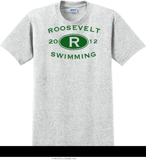 Swimming Year T-shirt Design