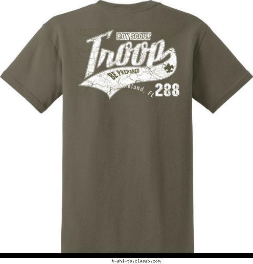 288 288 Lakeland, FL BOY SCOUT T-shirt Design 