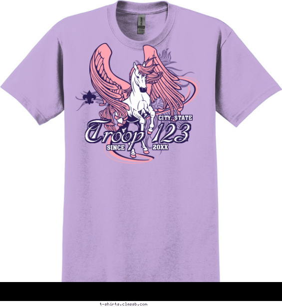 Pretty Pegasus  T-shirt Design