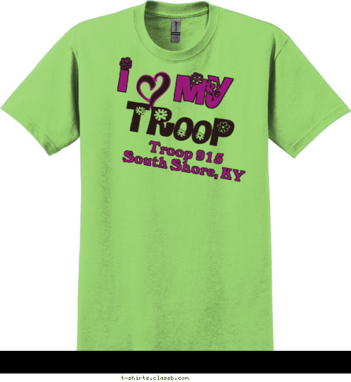 New Text Troop 915
South Shore, KY TROOP I    my T-shirt Design 