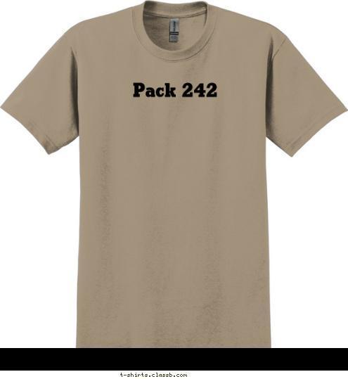 Pack 242 T-shirt Design 