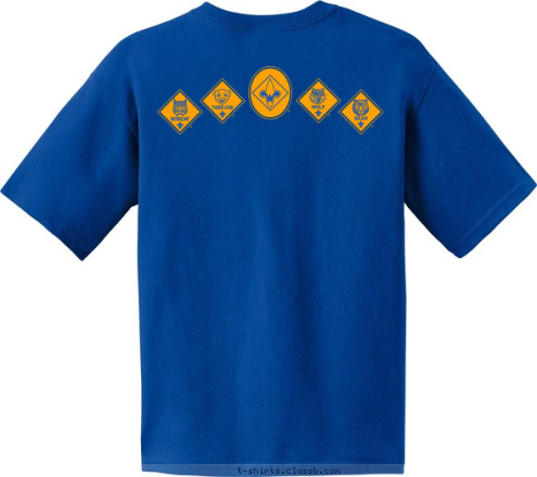 TM USA ANYTOWN, 123 CUB SCOUT T-shirt Design 