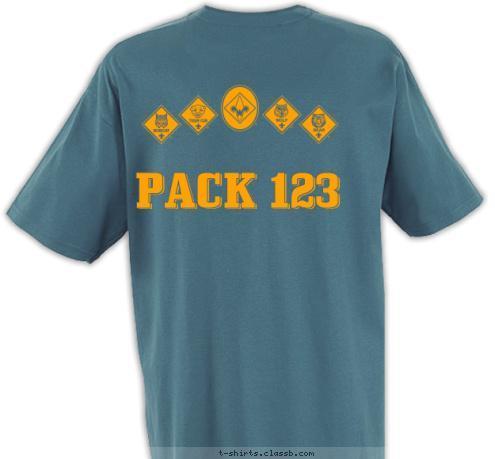 Anytown, USA PACK 123 T-shirt Design 