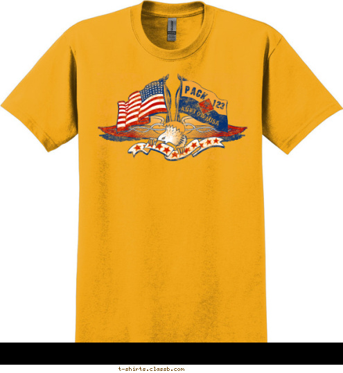 PACK 123 ANYTOWN, USA T-shirt Design SP837