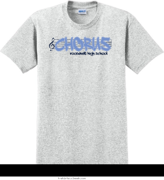 In Tune Chorus T-shirt Design