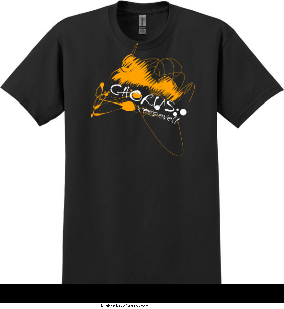 Squiggle Chorus T-shirt Design