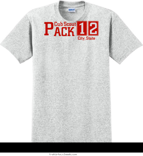 1 2 City, State 2 1 Cub Scout ACK P T-shirt Design SP456