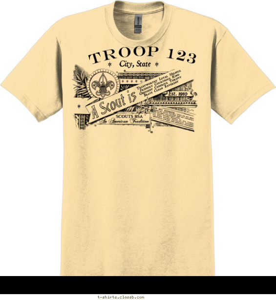 Scouting An American Tradition T-shirt Design