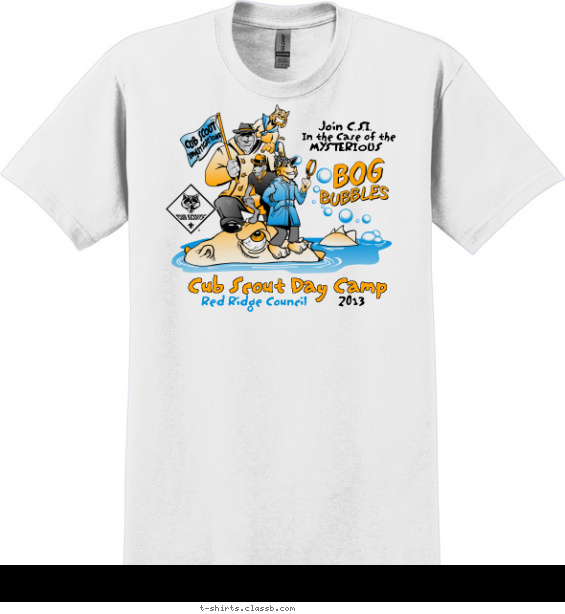 Cub CSI T-shirt Design