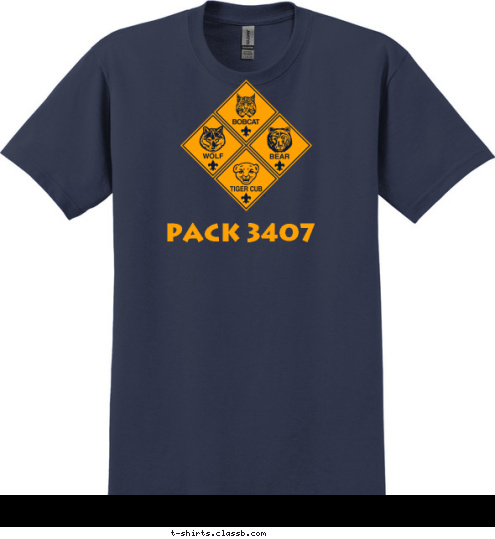 Anytown, USA PACK 3407 T-shirt Design 